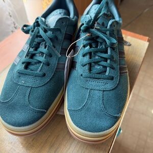 Adidas Men's Dark Teal Sneakers